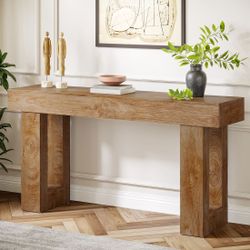 Tribesigns Farm Console Table, 63 Inch Long Narrow Sofa Table