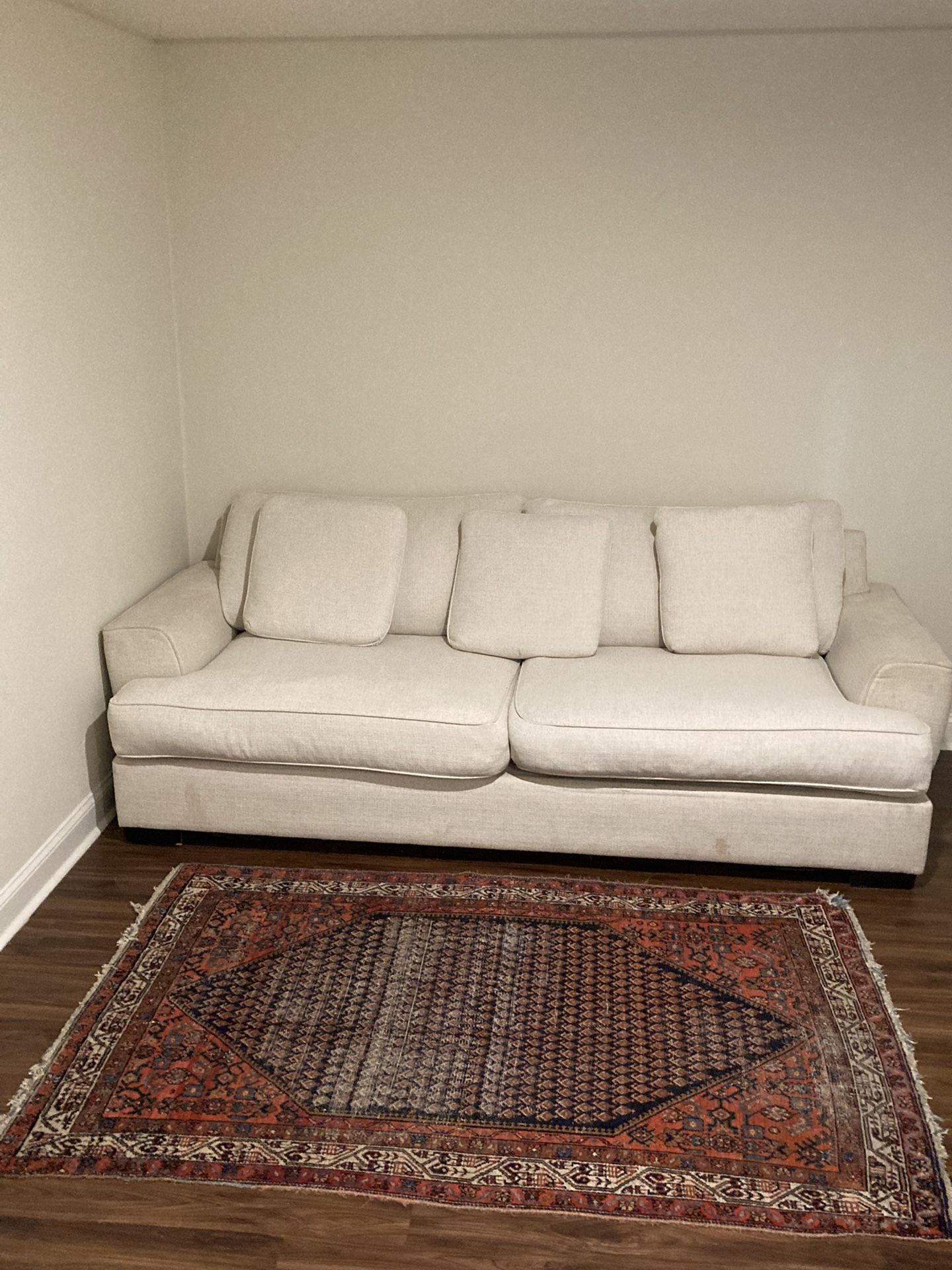 Large cream Colored Sofa
