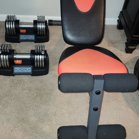 Weight Bench With Bayou Weight Set