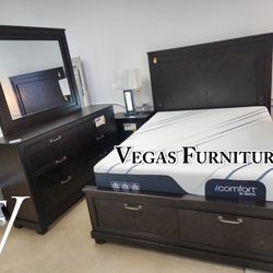 Queen Bedroom Set 4pc/