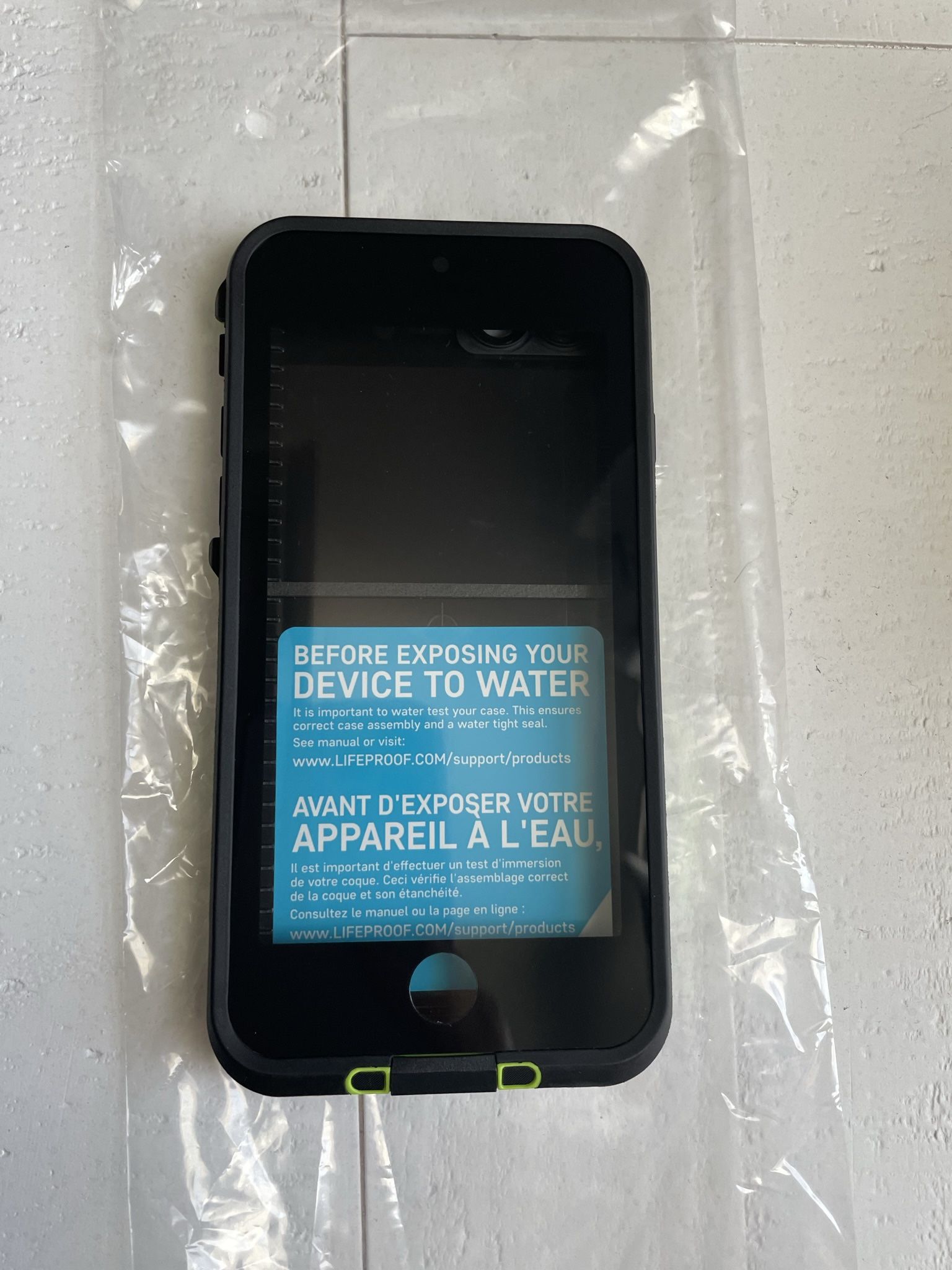 Lifeproof FRE SERIES Waterproof Case for iPhone 8 PLUS & 7 PLUS (BLACK/LIME)