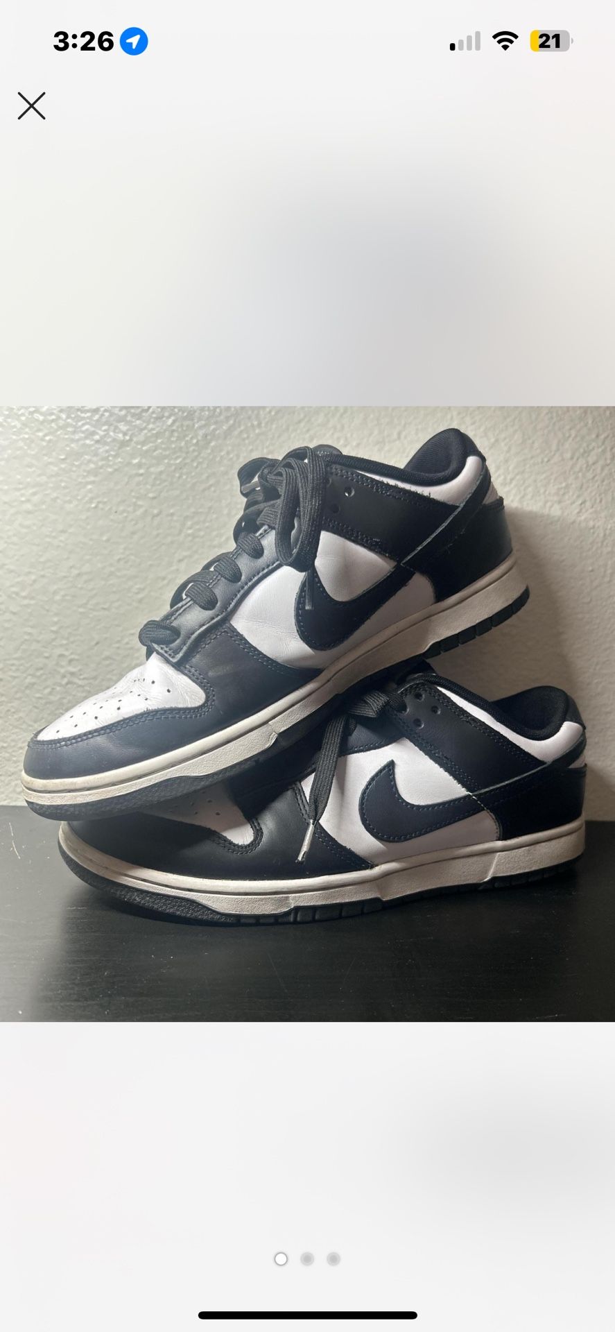 panda dunks nike
