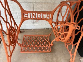 Antique Singer Sewing Table