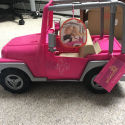 Our Generation Doll Jeep