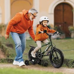 12” Green Kids Bike