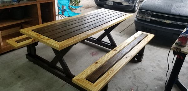 Picnic Table (2 left) for Sale in Baytown, TX - OfferUp