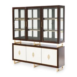 Belmont Place Espresso China Cabinet
