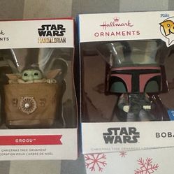 New Set of 2 New Star Wars Christmas Ornaments