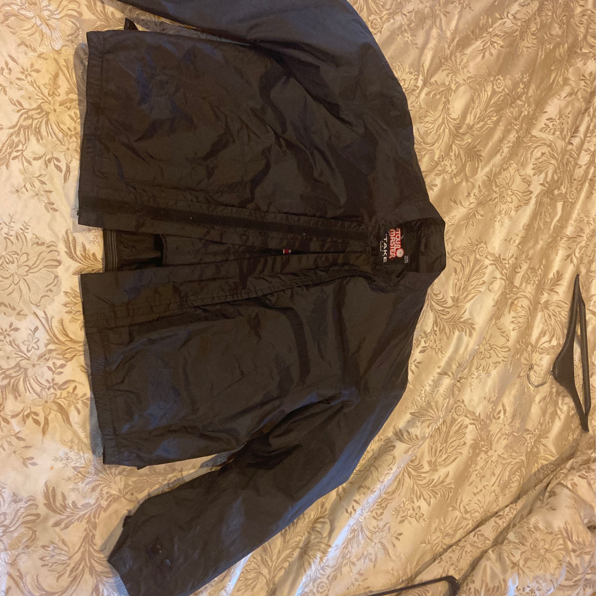 Tour master textile motorcycle jacket with liner size extra extra large/48