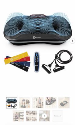 Lifepro Waver Vibration Plate Exercise Machine – Full-Body Vibrating Plate for Lymphatic Drainage, Wellness & Weight Loss – Fitness Gift