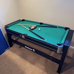 3 in 1 game table with easy change rotating top