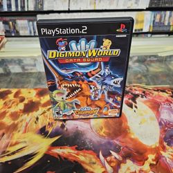 CIB Digimon World: Data Squad (Sony PS2 2007) Complete W/Manual Tested!!