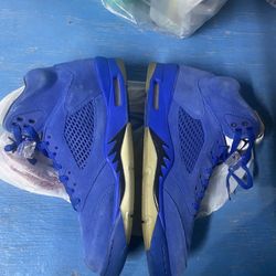 Air Jordan 5 Retro Nike Blue Suede