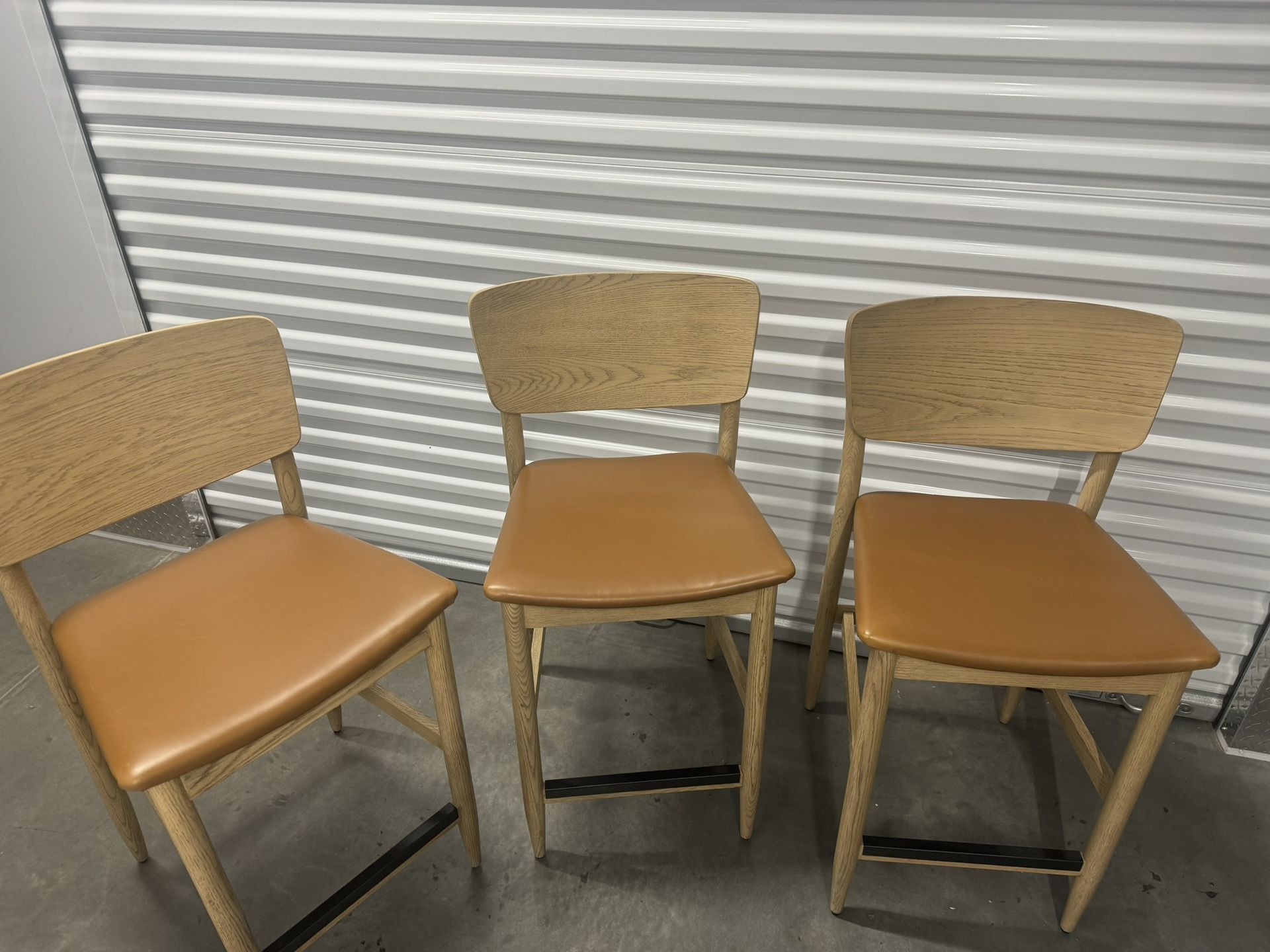 Set Of 3 Dinning Chairs 24” Height 