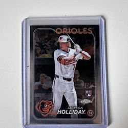 Topps chrome 2024 Jackson Holiday RC