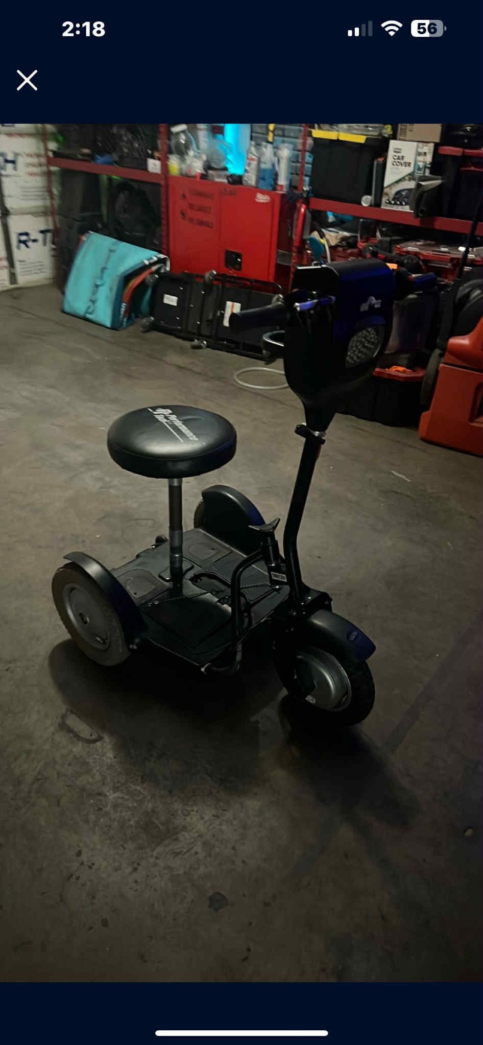 Ev Stand and ride scooter