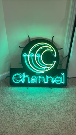 Channel grain neon sign
