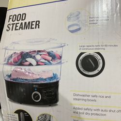  New Electric Food Steamer – Unopened/Unused