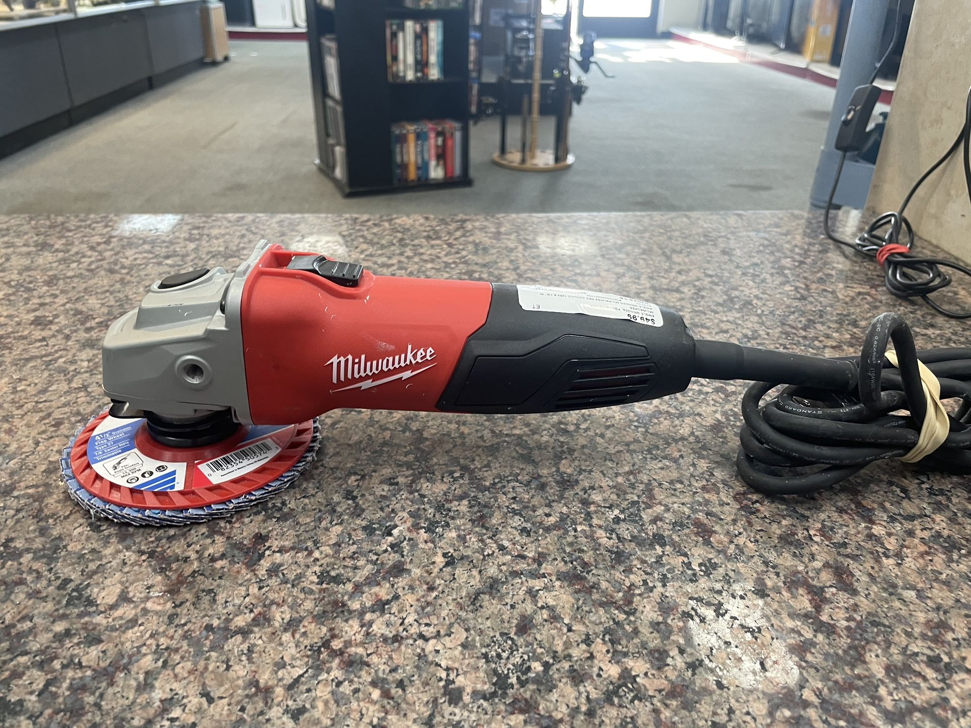 Milwaukee 4 1/2” Corded Angle Grinder