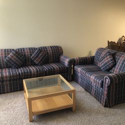 Sleeper Sofa, Loveseat and Coffee Table 