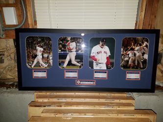 2004 Red Sox world series display
