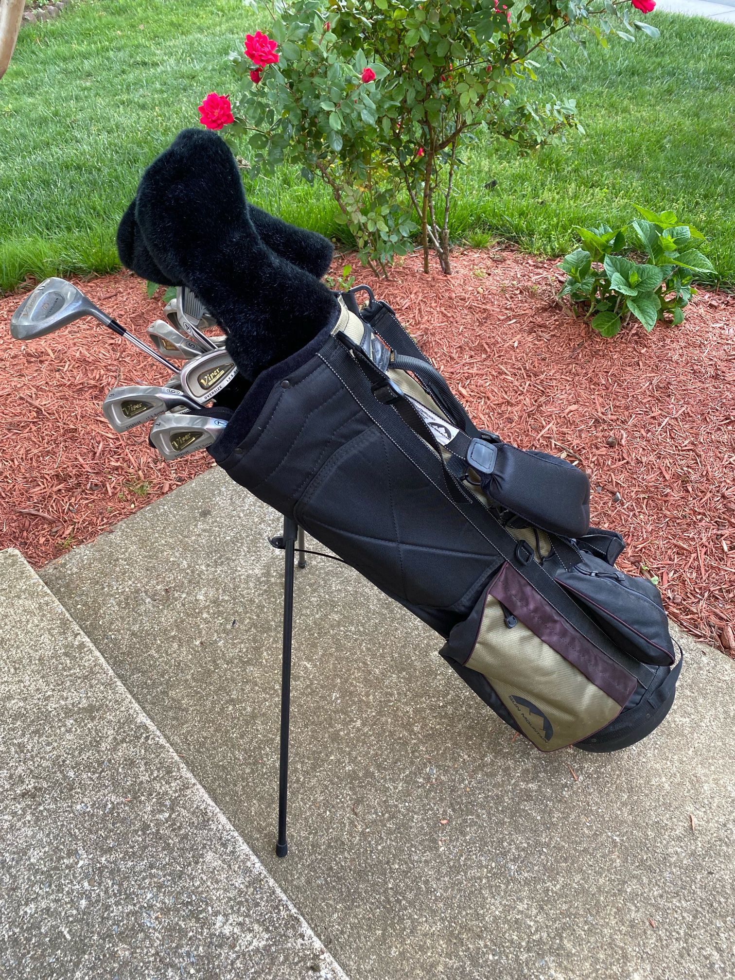 Golf club complete set with carry bag