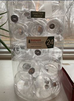 Blick shatter-proof craft plastic ornaments