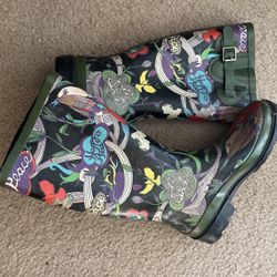 Rain Boots Sz 6 Fits Like 6.5-7
