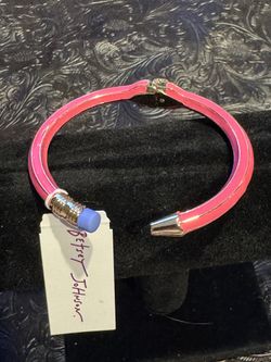 Betsey Johnson Back to School Pencil Bangle Pink