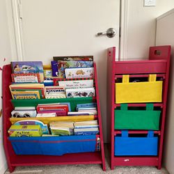 Bookcase And Drawers Storage Tower