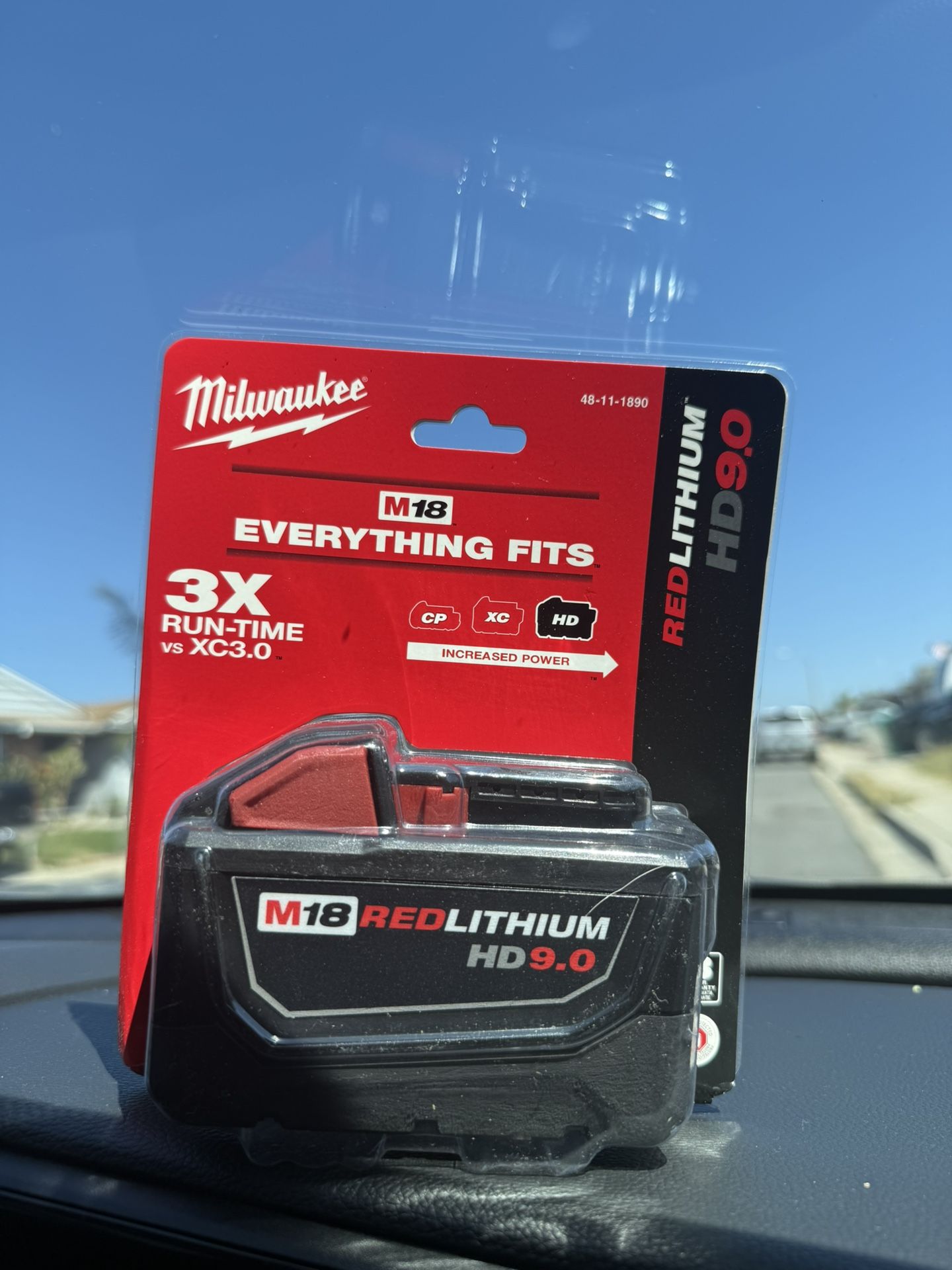milwaukee m18 9.0 battery