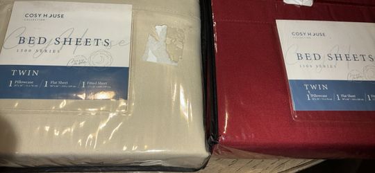 Cosy House Collection 1500 Series Twin Bed Sheets