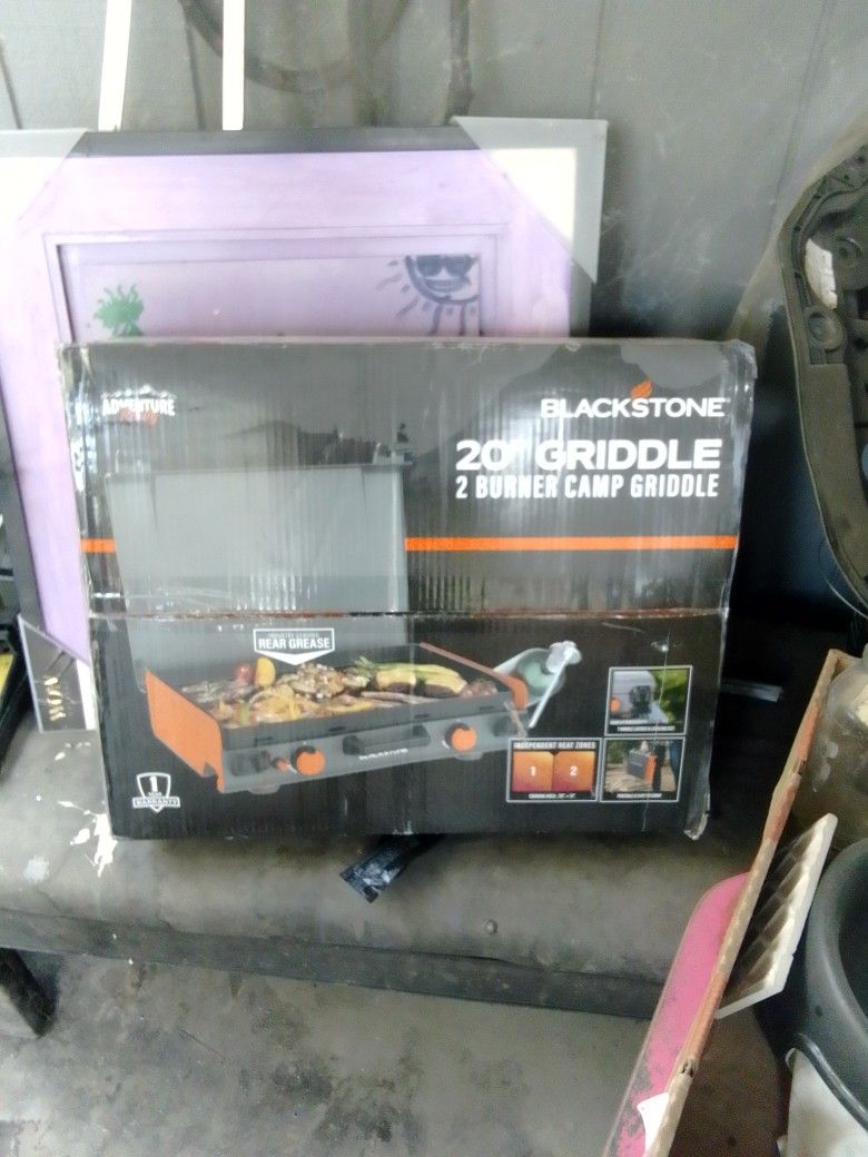Griddle 2 Burner Camp Griddle