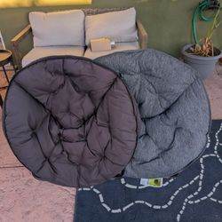 Satellite dish style chairs - 2x