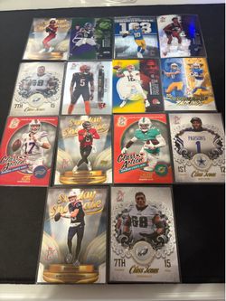 Signature series football cards variety