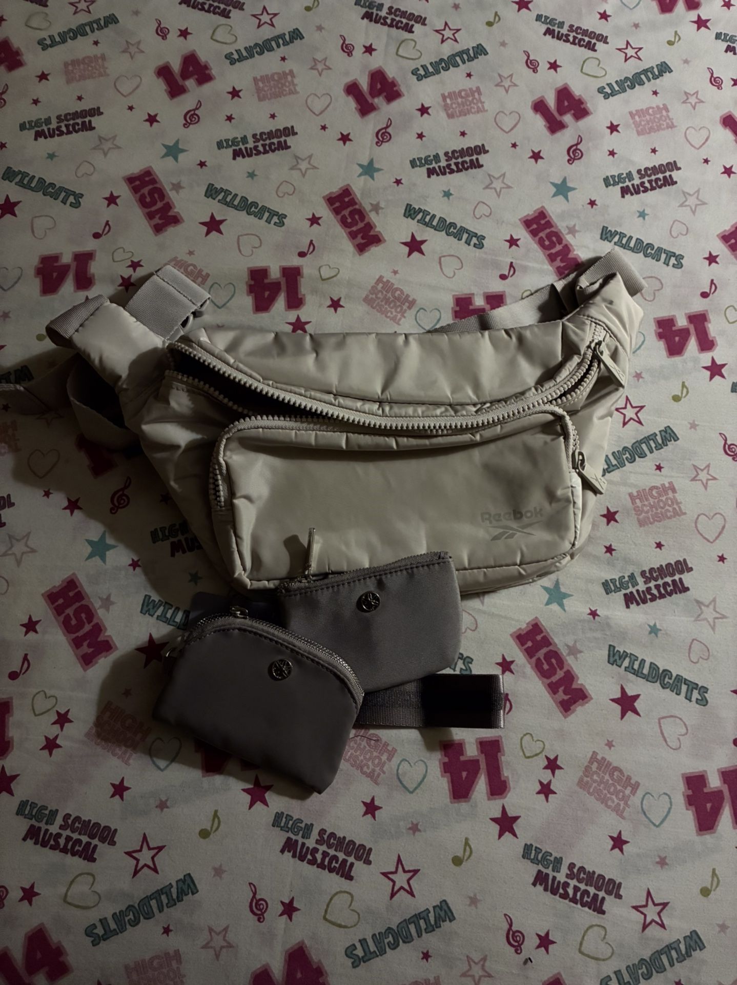Reebok Fanny Pack, And 2 Small Keychain Bags