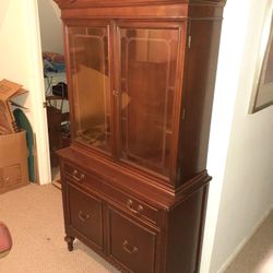 Antique Wood Cabinet 1930's