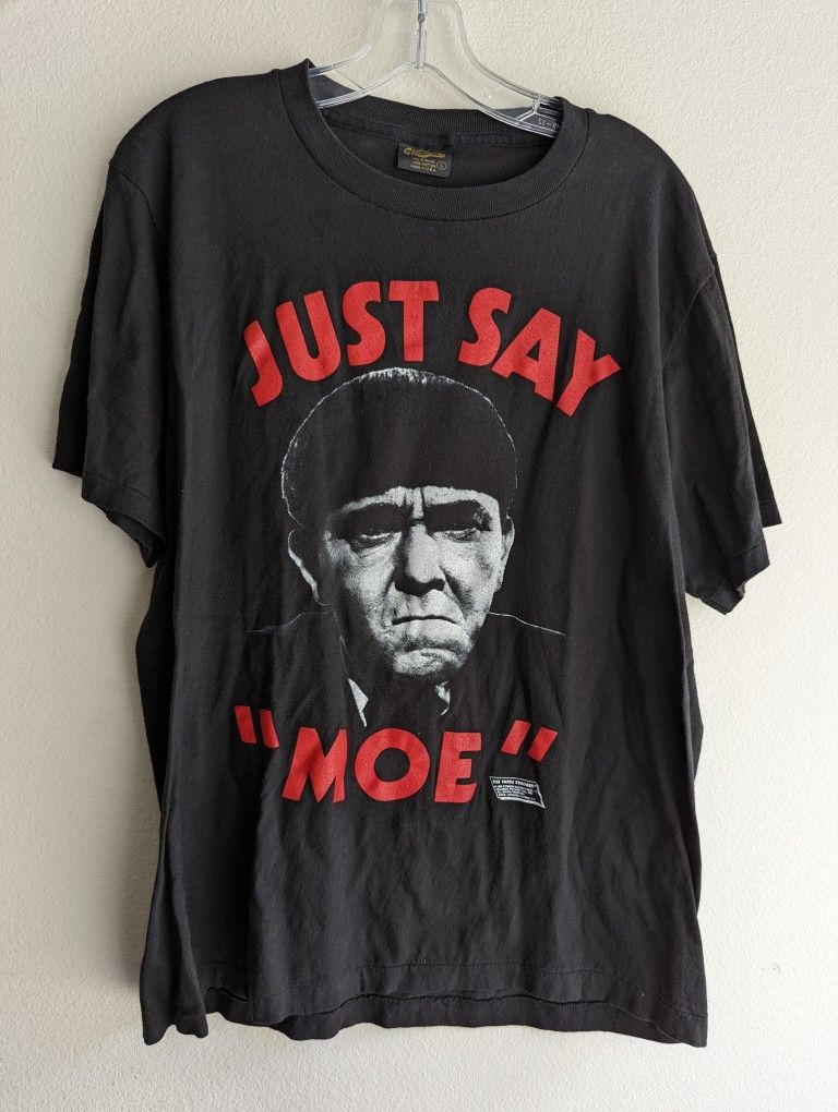 Vintage Tee Three Stooges 1988 Norman Maurer Production Columbia