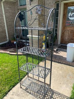 Bakers rack. Collapsible plant stand