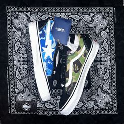 Vans X Bape old school low