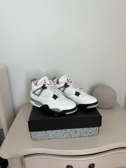 White Cement Jordan 4s