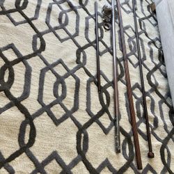 Wooden Curtain Rods 6’ Cambria