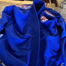 Blue Twister Medium Jujitsu Gi 