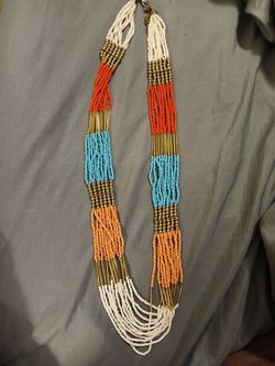 Multi Strand Seed Bead Necklace