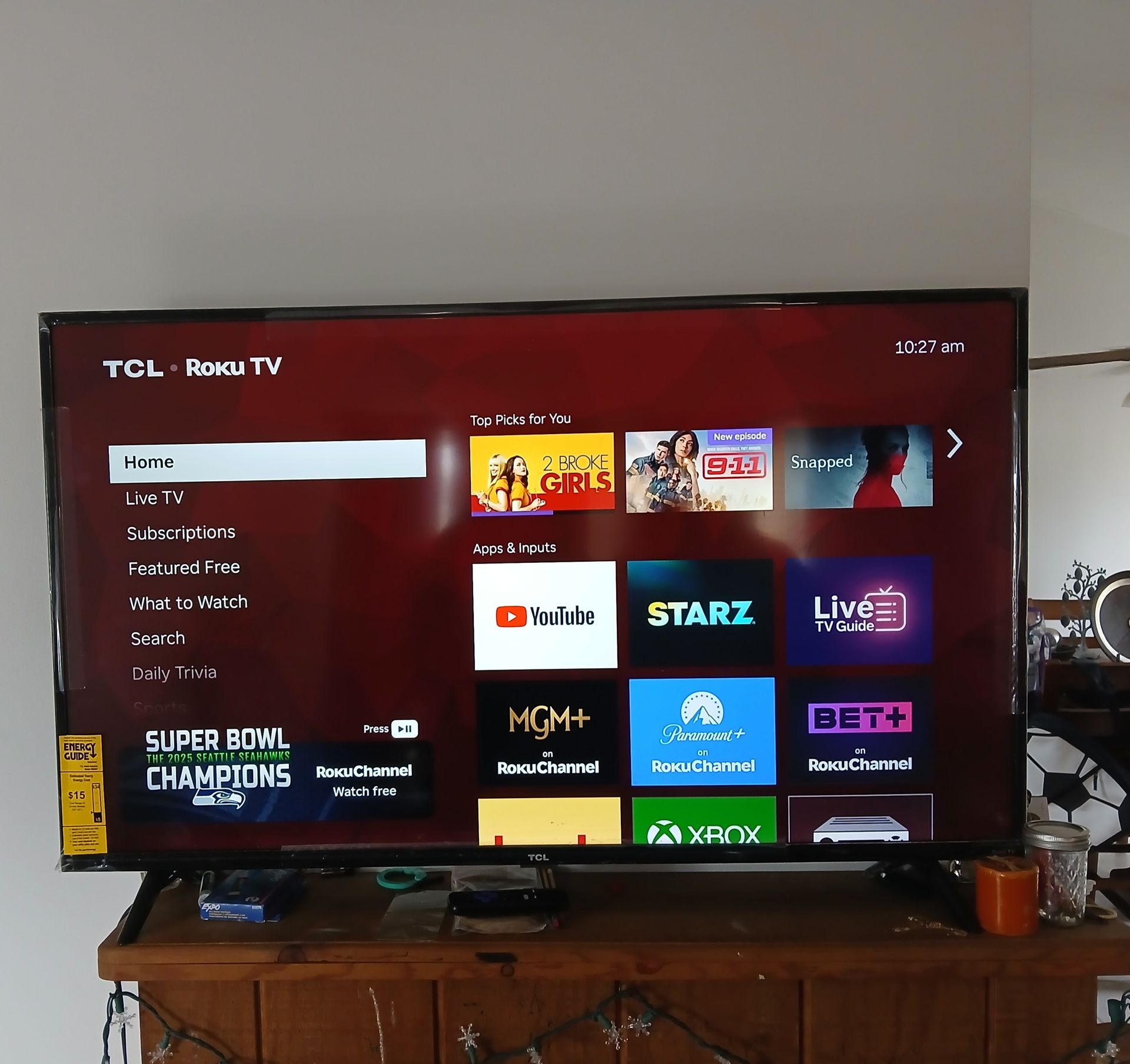 Flat screen TV