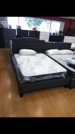 Diamond Bed Full size color black