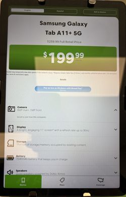 Samsung Galaxy Tab A11