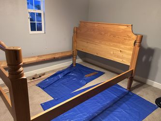Queen Size Bed Frame/Headboard