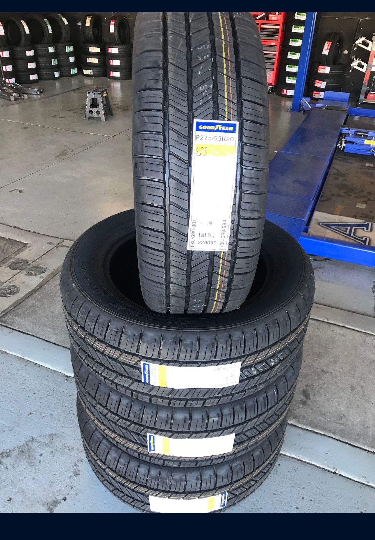 275/55/20 New Set Of Goodyear Tires Installed