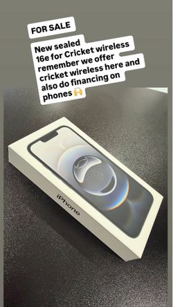 iphone 16e for cricket wireless